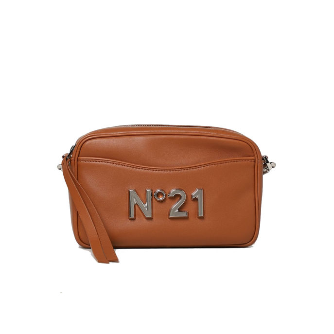 CAMERA BAG IN PELLE Donna Marrone