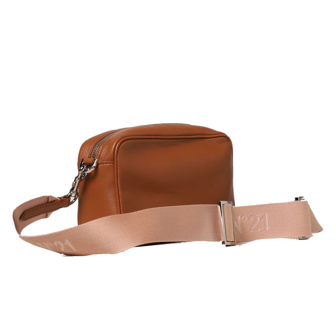 CAMERA BAG IN PELLE Donna Marrone