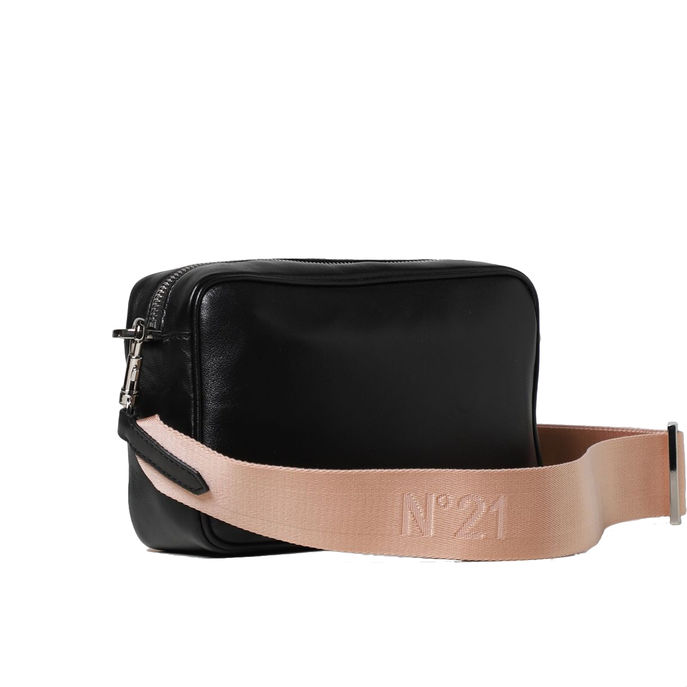 CAMERA BAG IN PELLE Donna Nero
