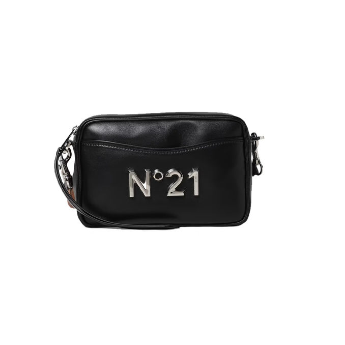 CAMERA BAG IN PELLE Donna Nero