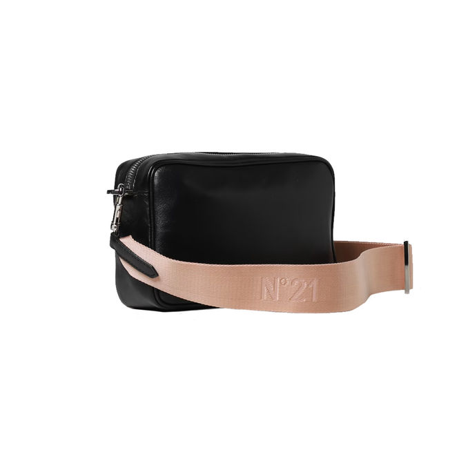 CAMERA BAG IN PELLE Donna Nero