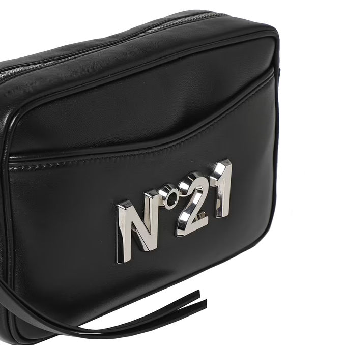CAMERA BAG IN PELLE Donna Nero