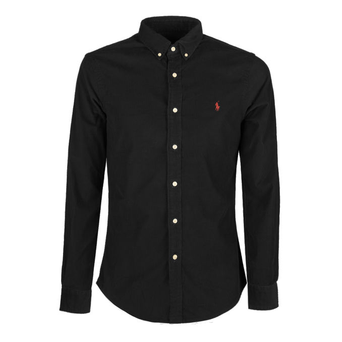 CAMICIA A COSTE Uomo Polo Black