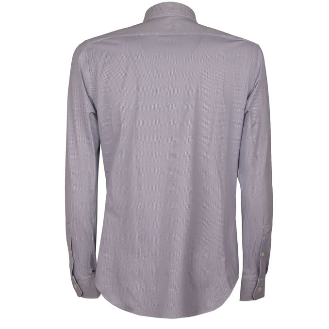CAMICIA ACTIVE MICROSTAMPA 520 Uomo Azzurro 