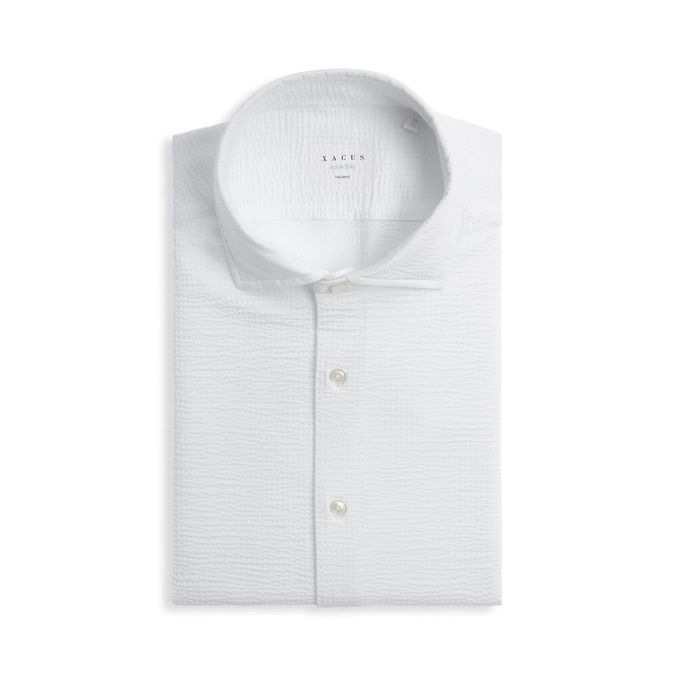 CAMICIA ACTIVE SIRSUCKER Uomo Bianco