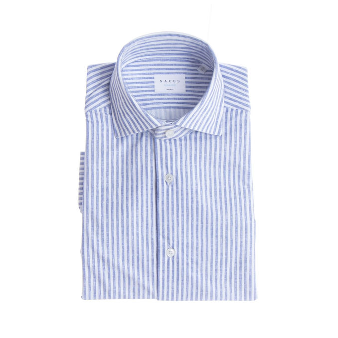 CAMICIA ACTIVE Uomo Bianco Azzurro