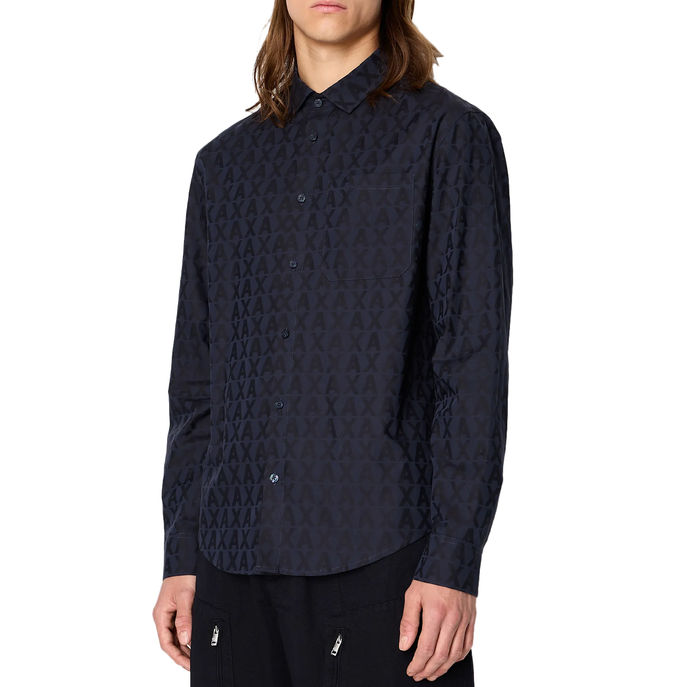 CAMICIA CASUAL Uomo Blu Navy