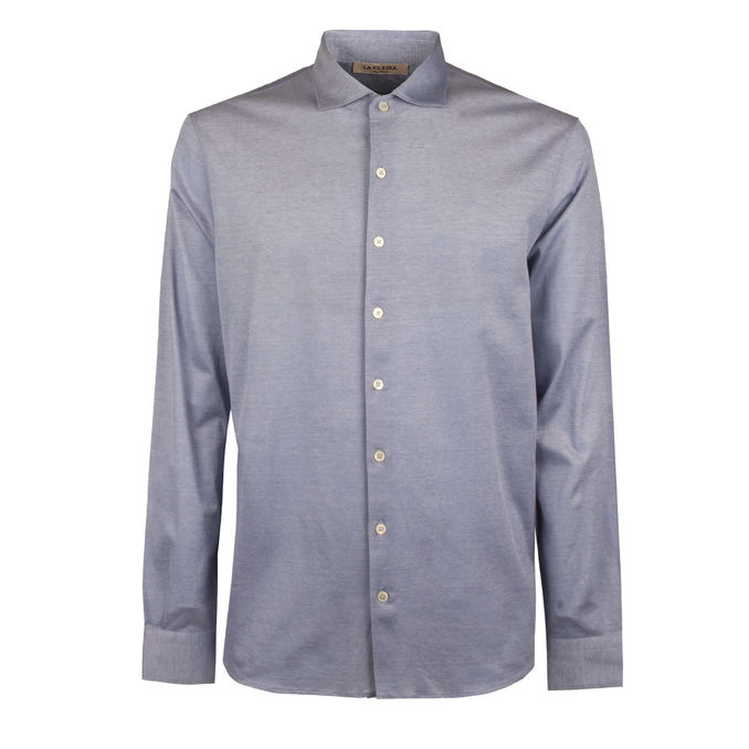 CAMICIA COLLO FRANCESE Uomo Azzurro