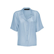 CAMICIA COLLO REVER E TASCHINO Donna Cielo CAMICIA COLLO REVER E TASCHINO Donna Cielo