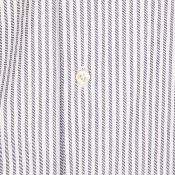 CAMICIA CON COLLO ALLA FRANCESE Uomo Bianco Blu