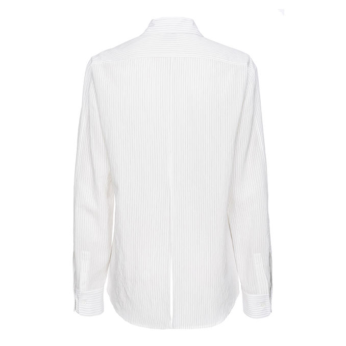 CAMICIA COREA A RIGHE Donna Bianco Nero