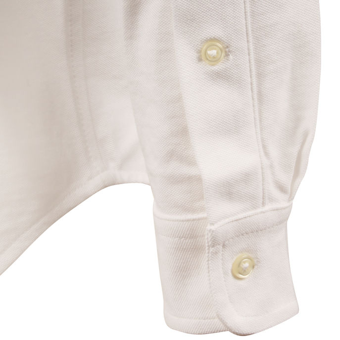 CAMICIA DOWN PIQUET Uomo Bianco