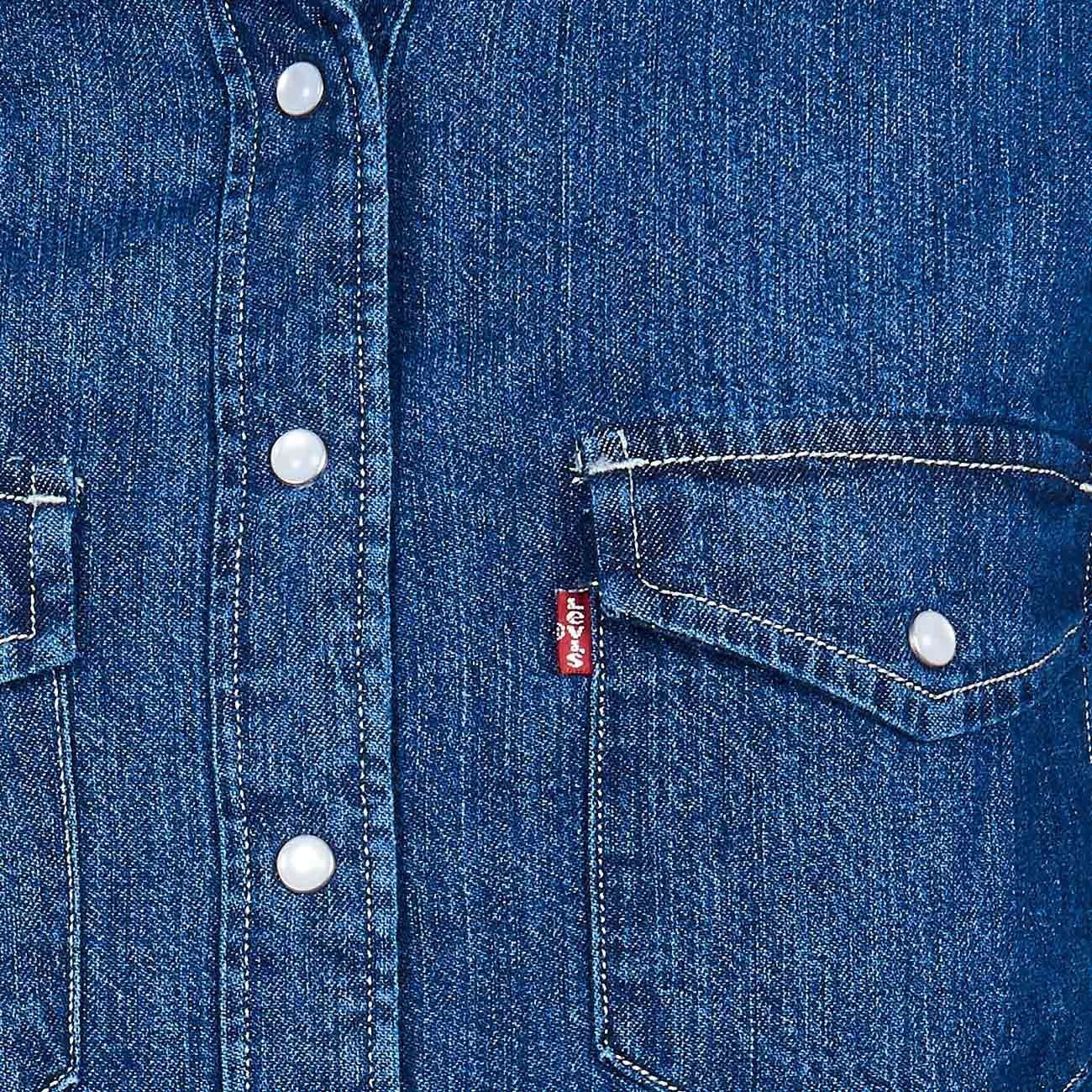 Camicia Donna Jeans Blu Scuro 