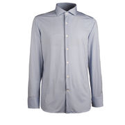 CAMICIA FANTASIA Uomo Bianco Blu CAMICIA FANTASIA Uomo Bianco Blu