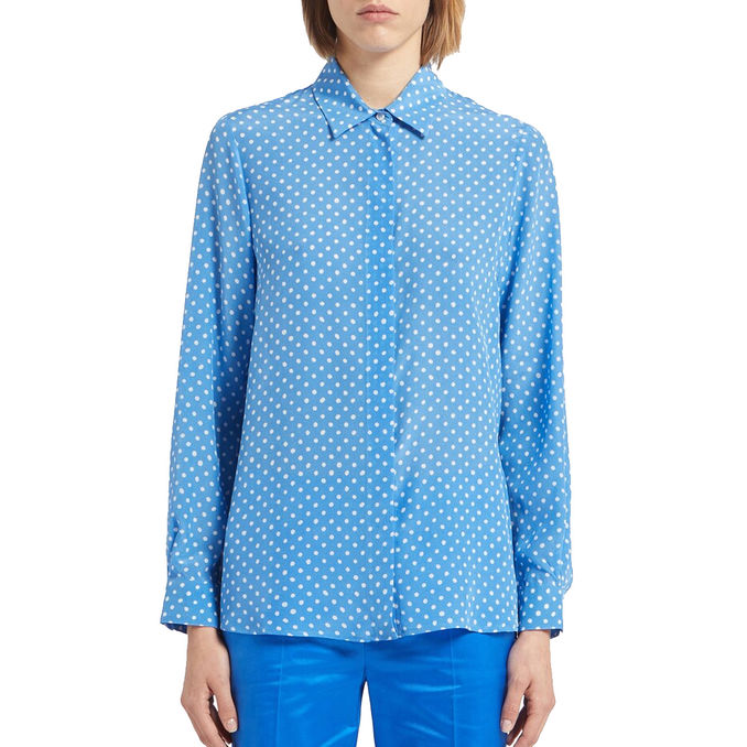 CAMICIA GOCCIA Donna Azzurro