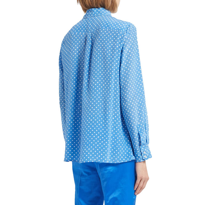 CAMICIA GOCCIA Donna Azzurro