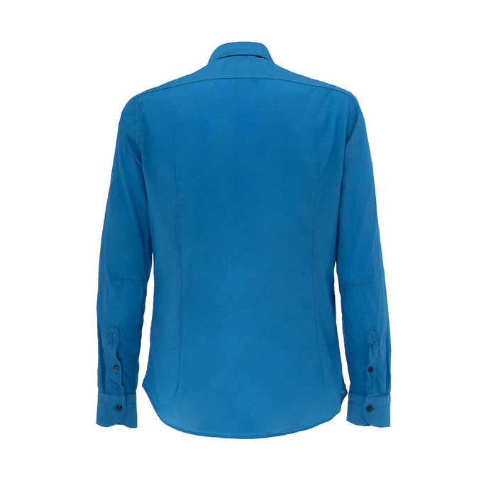 CAMICIA IN COTONE Uomo Bluette