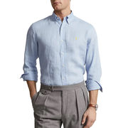 CAMICIA IN LINO Uomo BLUE HYACINTH  CAMICIA IN LINO Uomo BLUE HYACINTH