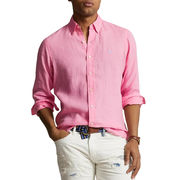 CAMICIA IN LINO Uomo Florida Pink  CAMICIA IN LINO Uomo Florida Pink
