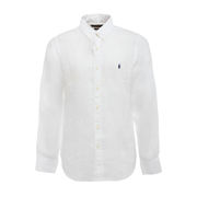 CAMICIA IN LINO Uomo White  CAMICIA IN LINO Uomo White