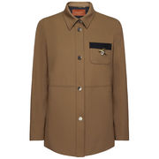 CAMICIA IN PUNTO MILANO CON SPILLA CAMICIA IN PUNTO MILANO CON SPILLA