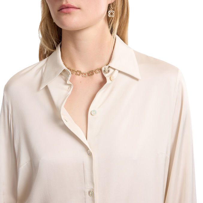 CAMICIA IN RASO STRETCH 