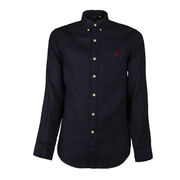 CAMICIA LINO SLIM Uomo Newport Navy CAMICIA LINO SLIM Uomo Newport Navy