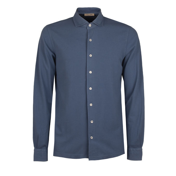 CAMICIA LOGO Uomo Azzurro