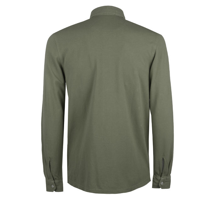 CAMICIA LOGO Uomo Verde Salvia