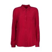 CAMICIA MANICA LUNGA IN SETA Donna Persian red CAMICIA MANICA LUNGA IN SETA Donna Persian red