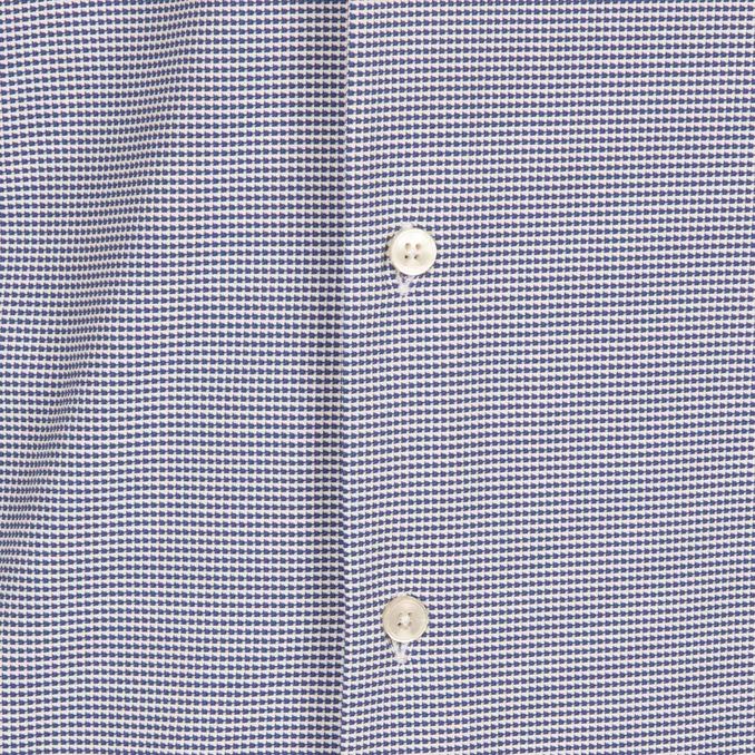 CAMICIA MICRODISEGNO ACTIVE Uomo Bianco Blu