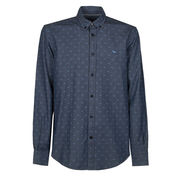 CAMICIA MONOTESSUTO Uomo Azzurro Ombretto CAMICIA MONOTESSUTO Uomo Azzurro Ombretto