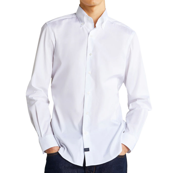 CAMICIA NEW BUTTON Uomo Bianco