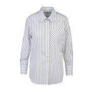 CAMICIA NUVOLA Donna Riga Blu Notte  CAMICIA NUVOLA Donna Riga Blu Notte