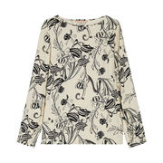 CAMICIA OLIVER Woman Fantasia Beige Vaniglia Fiore CAMICIA OLIVER Woman Fantasia Beige Vaniglia Fiore