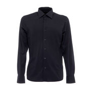 CAMICIA OXFORD IN LYCRA PUNTINATA Uomo Blu Bianco CAMICIA OXFORD IN LYCRA PUNTINATA Uomo Blu Bianco