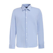 CAMICIA OXFORD JACQUARD STRETCH Uomo Azzurro CAMICIA OXFORD JACQUARD STRETCH Uomo Azzurro