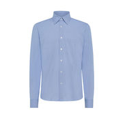 CAMICIA OXFORD JACQUARD Uomo Celeste  CAMICIA OXFORD JACQUARD Uomo Celeste