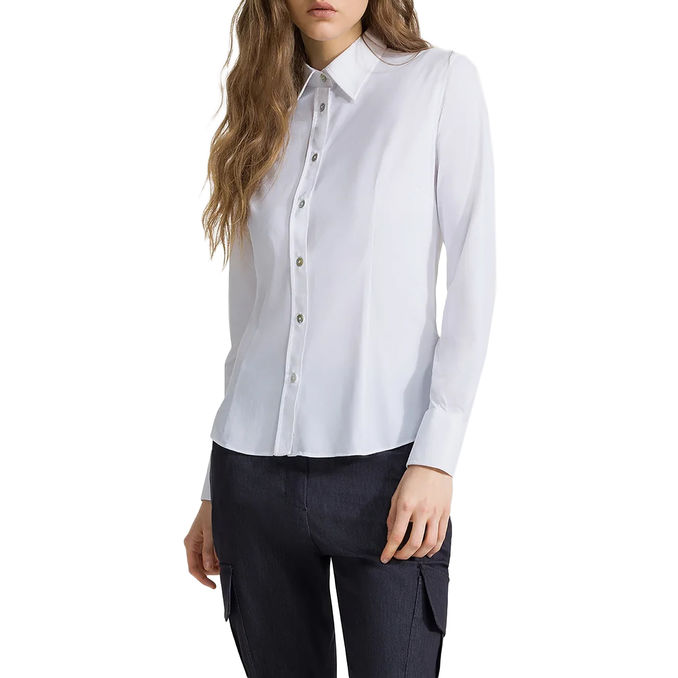 CAMICIA OXFORD SLIM Donna Bianco