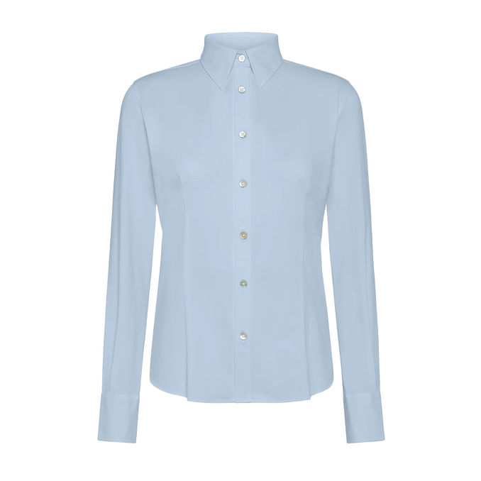 CAMICIA OXFORD SLIM Donna Celeste