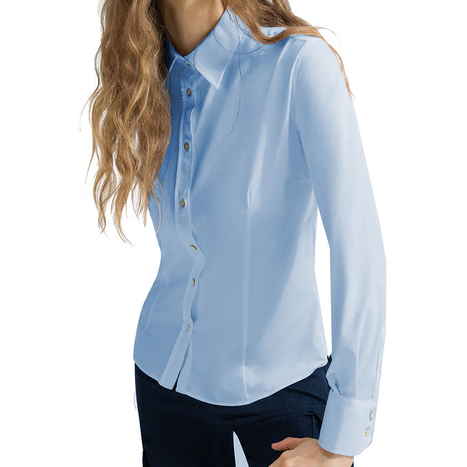 CAMICIA OXFORD SLIM Donna Celeste