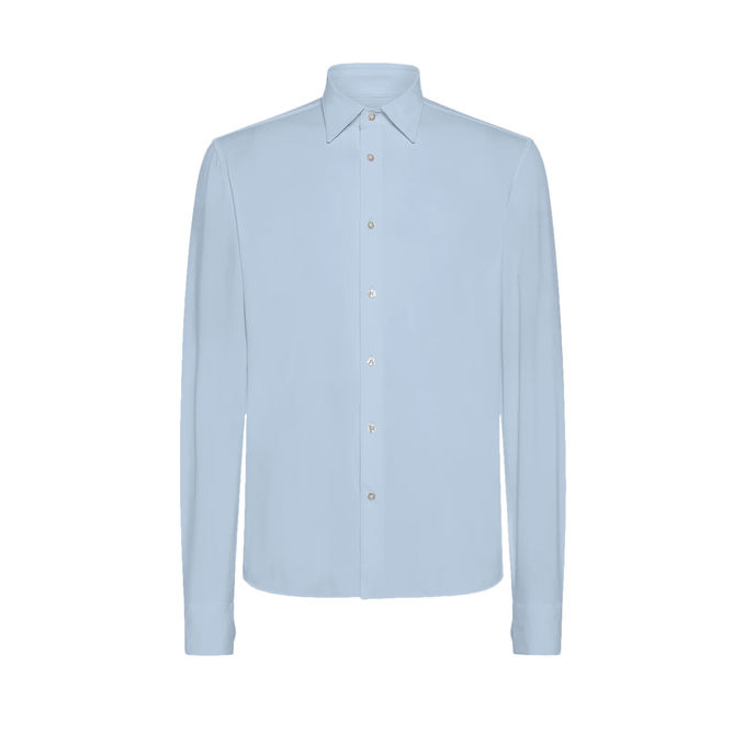 CAMICIA OXFORD Uomo Celeste