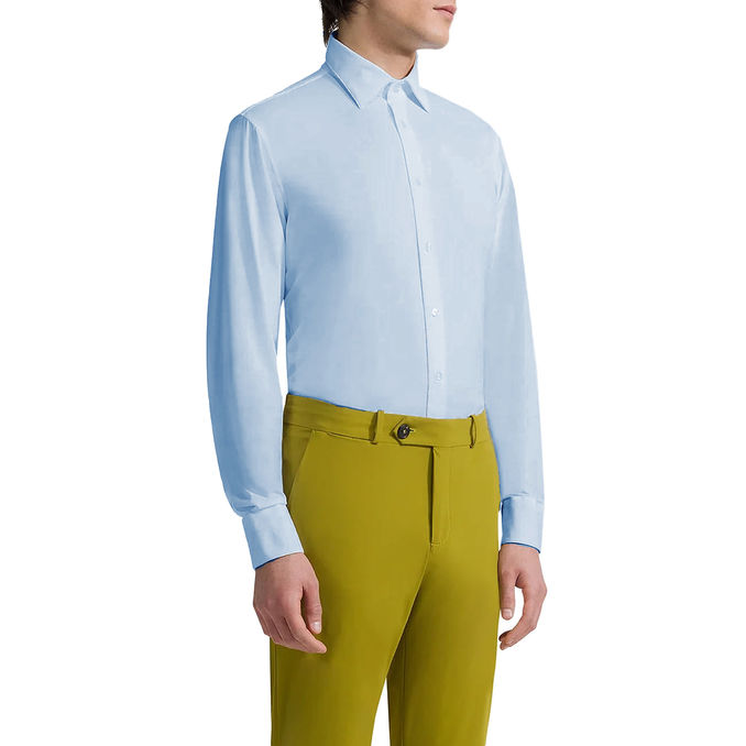 CAMICIA OXFORD Uomo Celeste