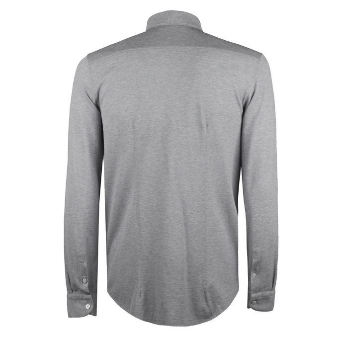 CAMICIA PIQUET Uomo Grigio Chiaro