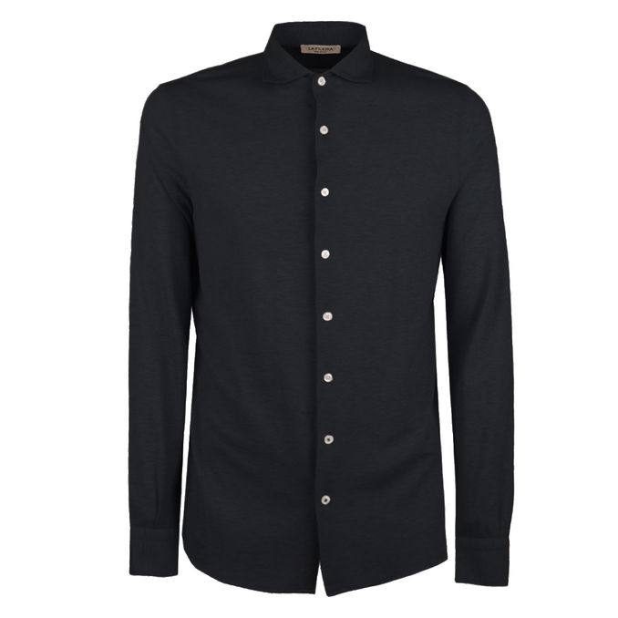 CAMICIA PIQUET Uomo Navy