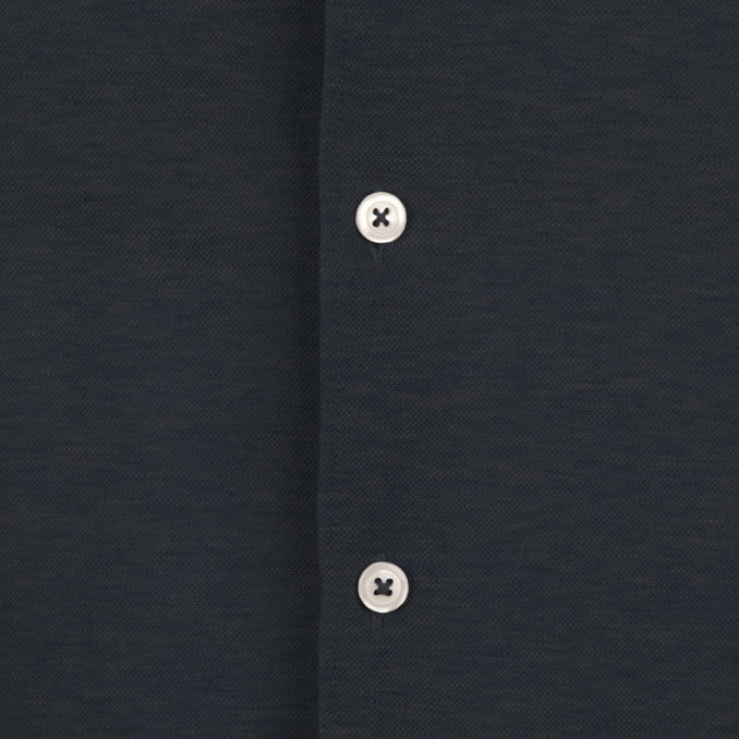 CAMICIA PIQUET Uomo Navy