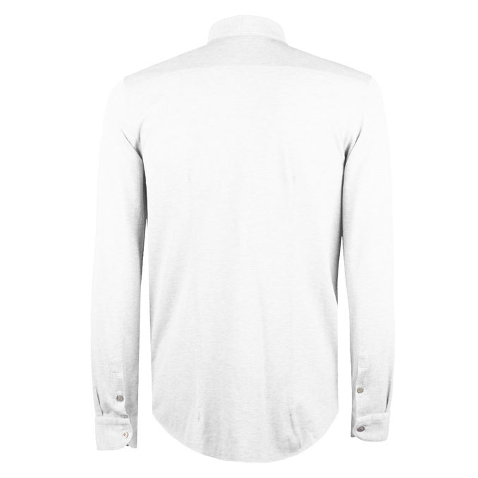 CAMICIA PIQUET Uomo Verde Bianco