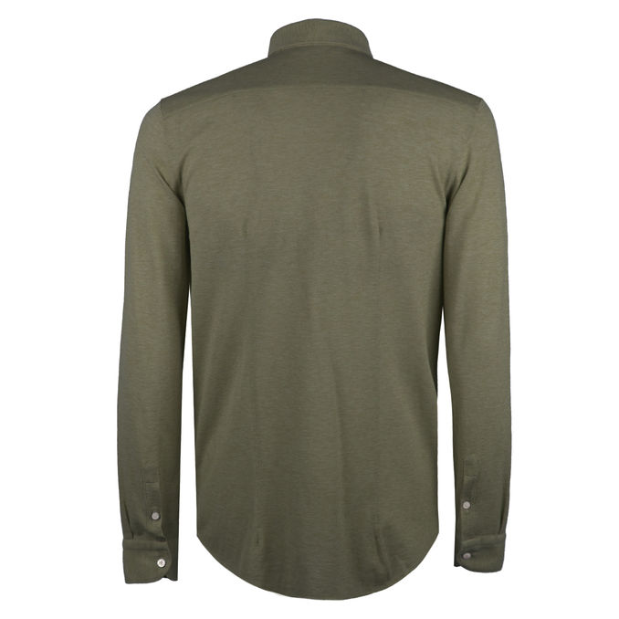 CAMICIA PIQUET Uomo Verde Salvia