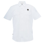 CAMICIA POPELINE CON MOSTRINE Uomo Bianco ottico CAMICIA POPELINE CON MOSTRINE Uomo Bianco ottico