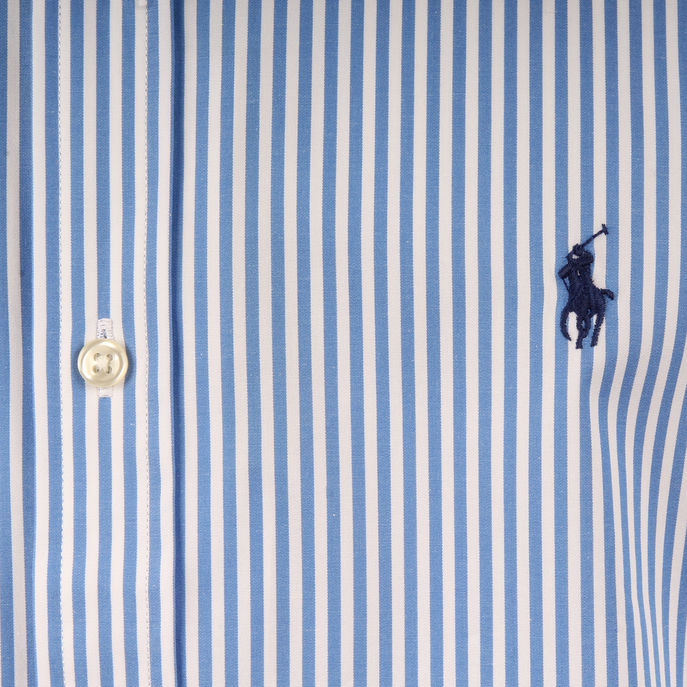 CAMICIA POPELINE SLIM FIT Uomo Light Blue White